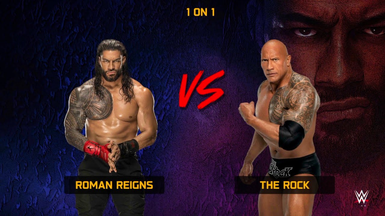 Roman Reigns vs The Rock | 1 ON 1 Dream Match 🔥 WWE 2K25 Gameplay | Bloodline Battle