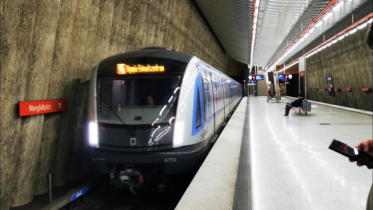 U-Bahn München | Mitfahrt auf der Kompletten U1 von Mangfallplatz bis Olympia Einkaufszentrum im C2