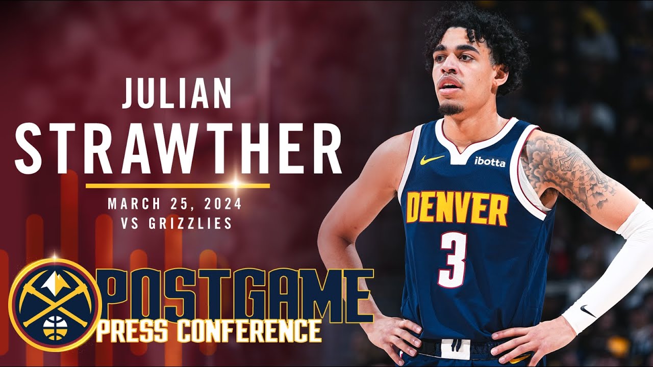 Julian Strawther Full Post Game Press Conference vs. Memphis Grizzlies 🎙