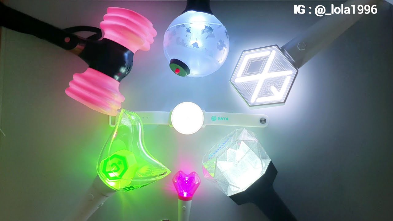 My Kpop Lightstick collection 2019 Sep