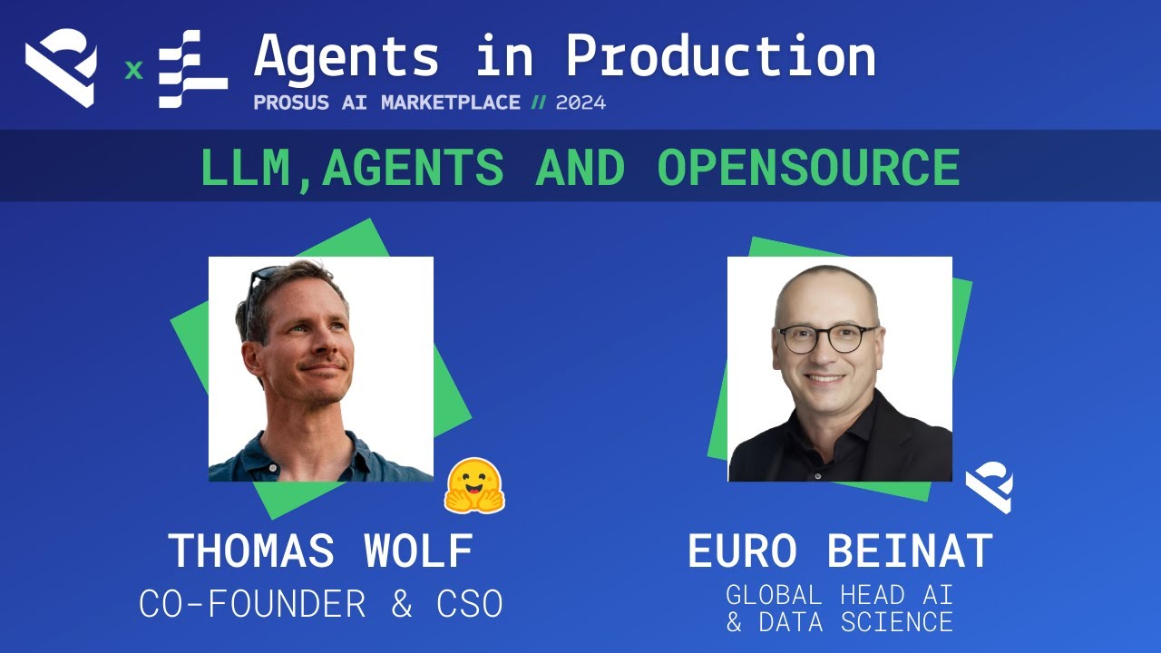 Hugging Face Cofounder on AI Agents, LLMs and OpenSource