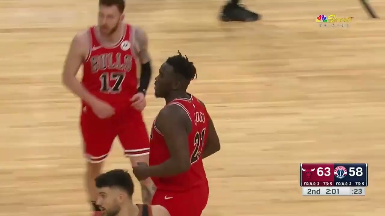 Adama Sanogo drops 22 points, 20 rebounds in Washington I April 12, 2024 #nba