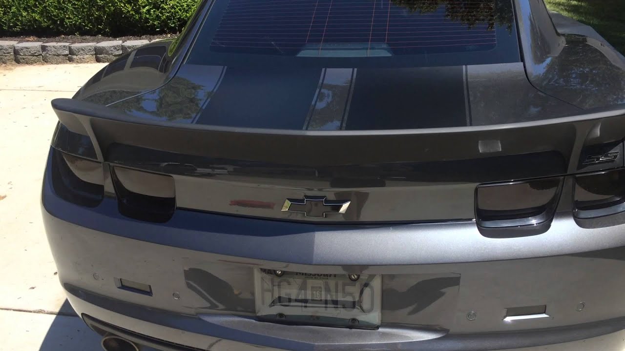 blacked out 2010 Chevrolet Camaro SS. LOUD EXHAUST.