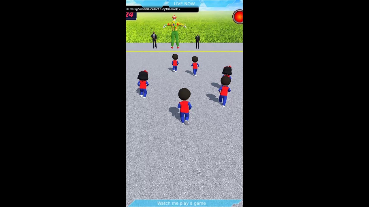 (SQUID GAME )🔴 RED LIGHT 🟢 GREEN LIGHT DON'T RUN AND DIE GAME 🔴 LIVE