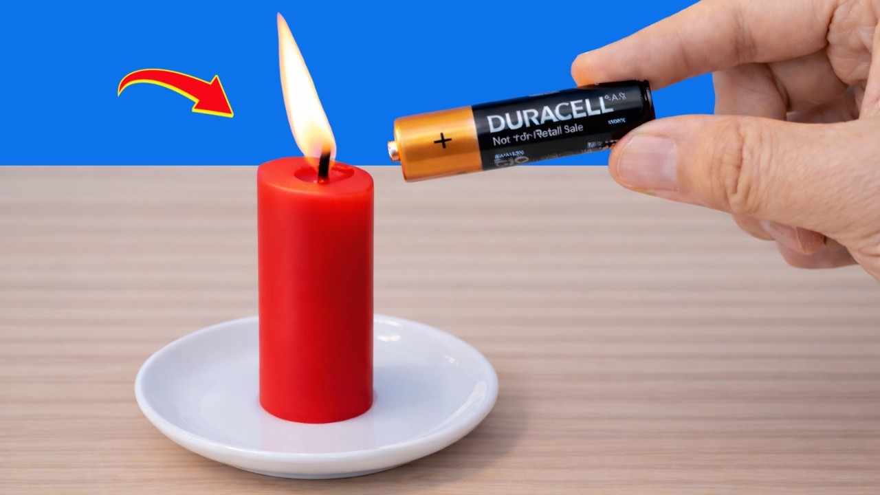 🔋Старая батарея как новая за 1 минуту! Гениальный трюк, о котором не знают миллионы | Умные советы😱