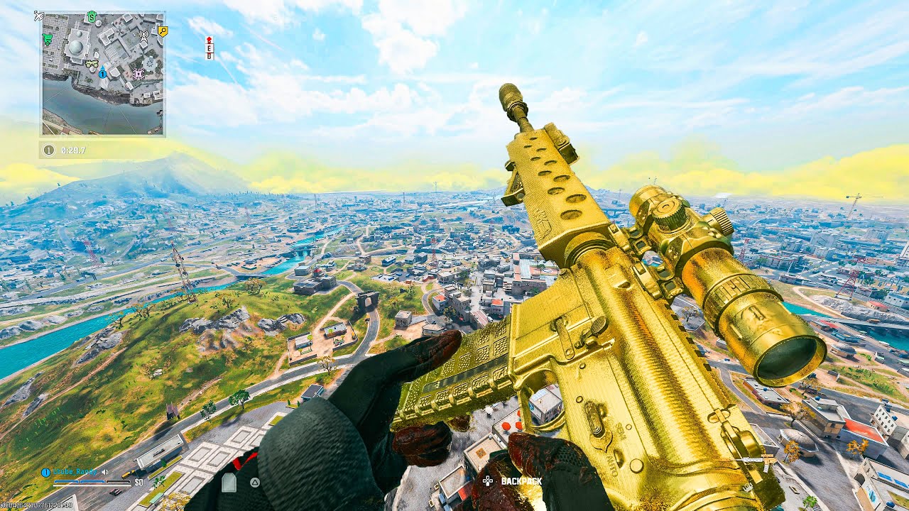Call of Duty Warzone:3 Solo M4A1 Gameplay PS5(No Commentary)