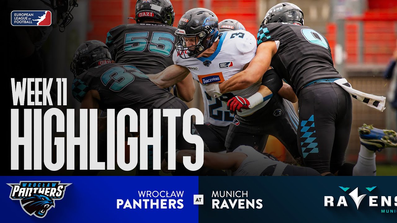 Wroclaw Panthers @ Munich Ravens - Highlights | Week 11 | Season 2025