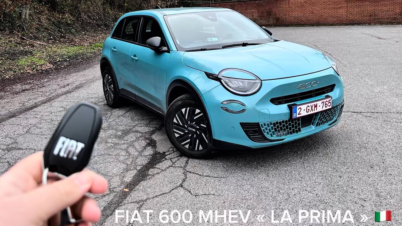 FIAT 600 MHEV 1.2 PureTech Hybrid 100hp ( quick drive and review) 