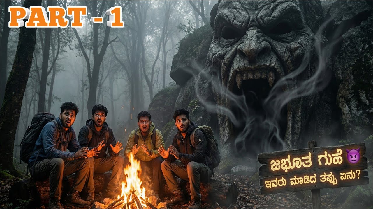 ಜಭೂತ ಗುಹೆ | ಕಾಡಿನ ಮಧ್ಯೆ ಒಂದು ರಾತ್ರಿ | ಭಯಾನಕ ಅನುಭವ 😱 #kannadastory #horror 
