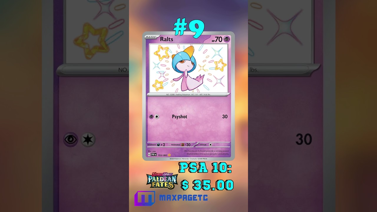 Top 10 Ralts Pokémon Cards 