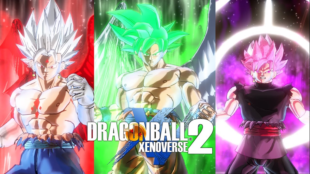 DBXV2 Mods - Seraphim Pack #1 - Goku, Goku Black and Vegito Showcase
