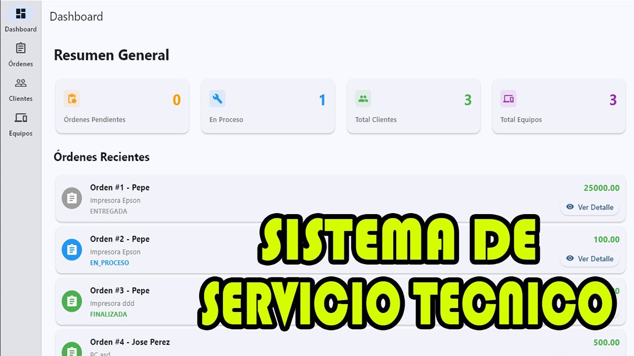 Sistema de Servicio Técnico GRATIS