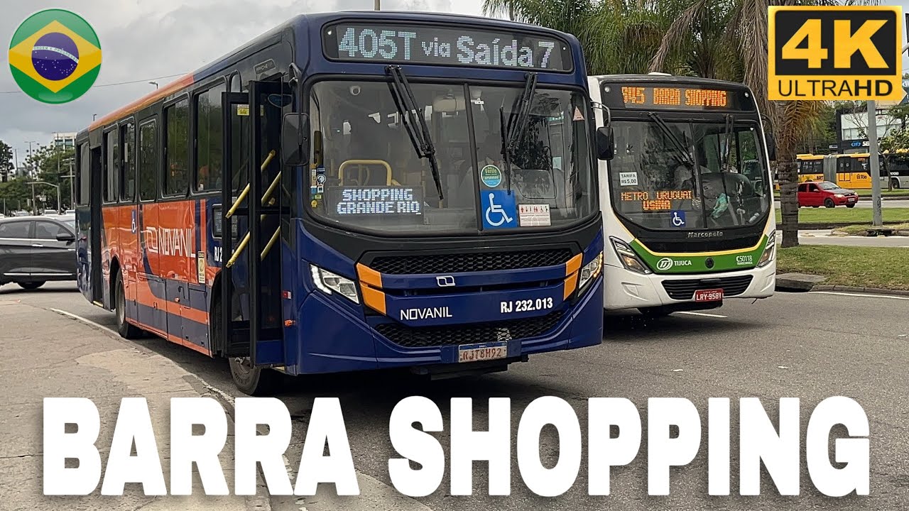 Barra Shopping - Avenida das Américas (RJ) - Movimentação de Ônibus #206 