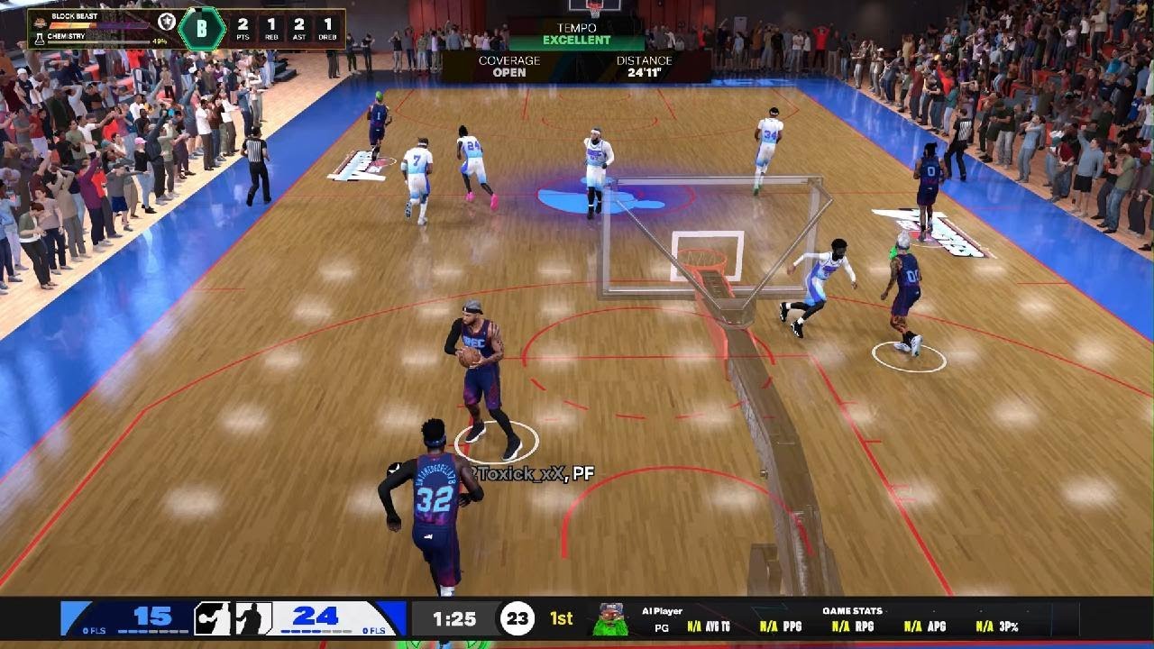 NBA 2K26: 28 PTS 13 REB 13 AST 1 STL 2 BLK 1 3PM