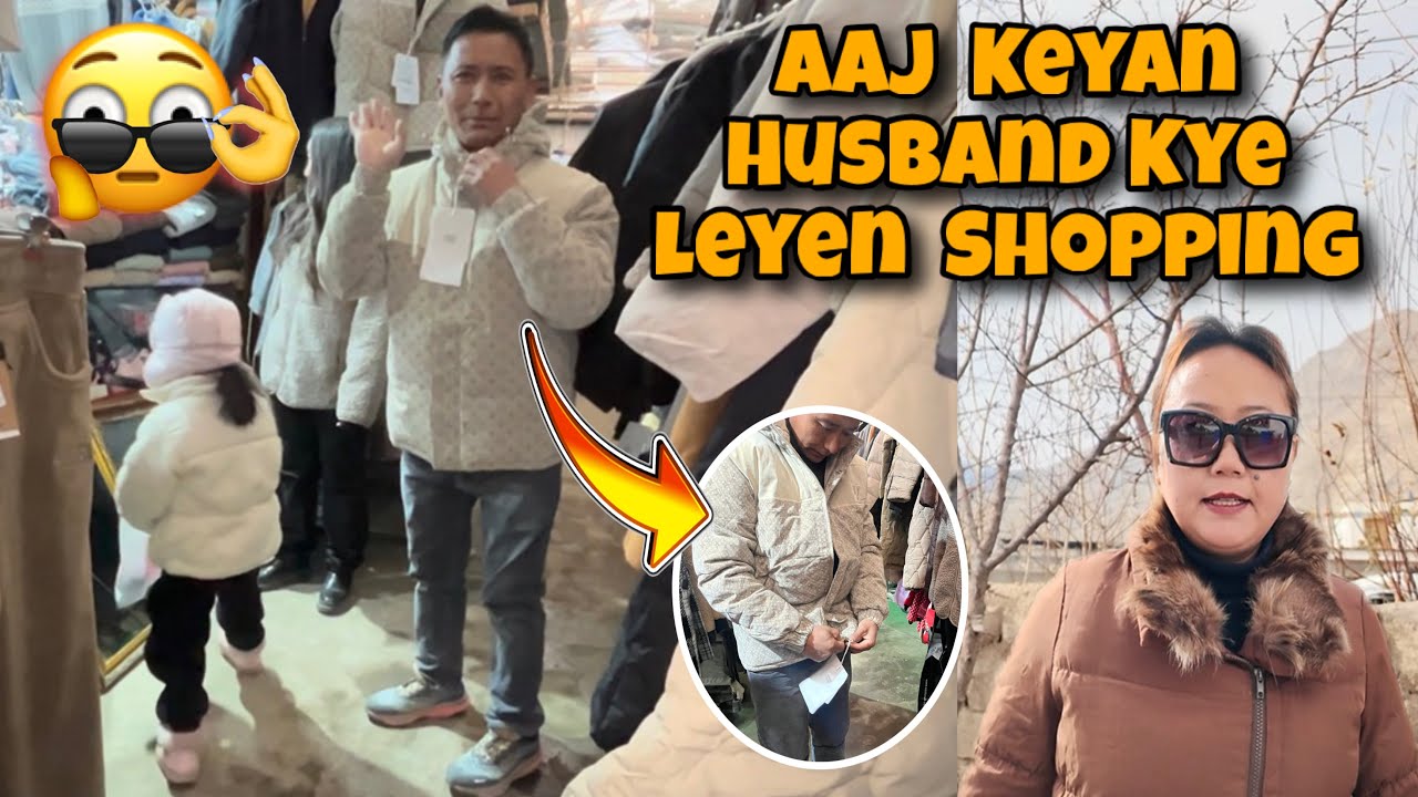  Aaj Badi Mushkil Se Leyan Aapne Leyen Kuch❤️ || Angmo Lhubang #vlog06 #shopping #ladakhivlogger 