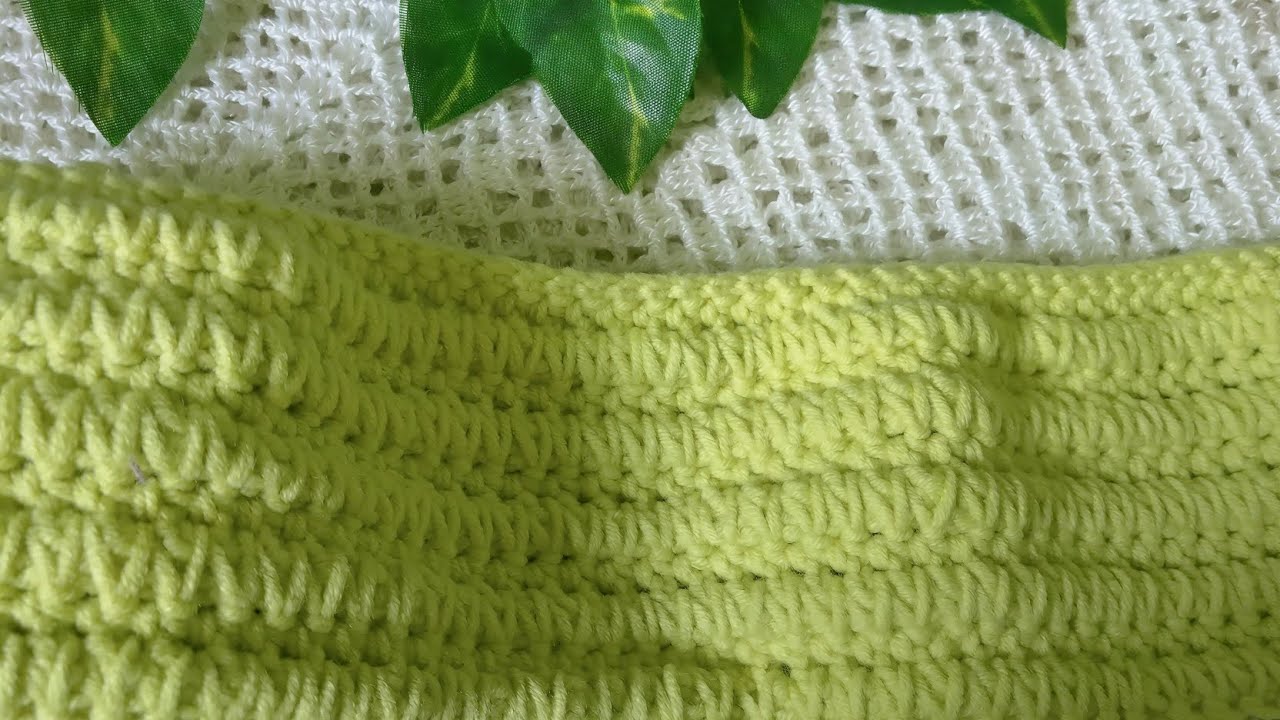 SUPER EASY and Fast Crochet Pattern for Beginners! ⚡💚 LOVELY Crochet Stitch for Baby Blanket and Bag