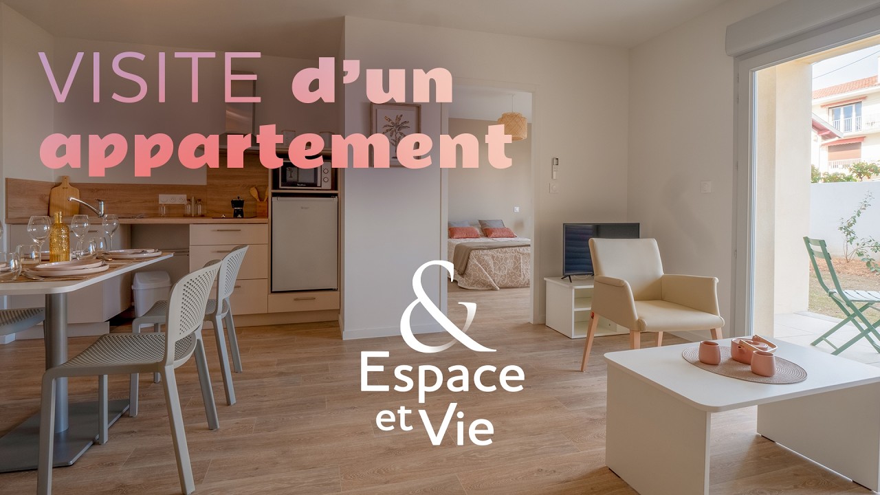 Présentation des appartements en Résidence Seniors Espace et Vie