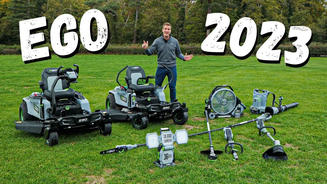 First Test with EGO 2023 Machines -  Steering Wheel - Pole Saw - 52” - Twin Battery Blower - Line IQ