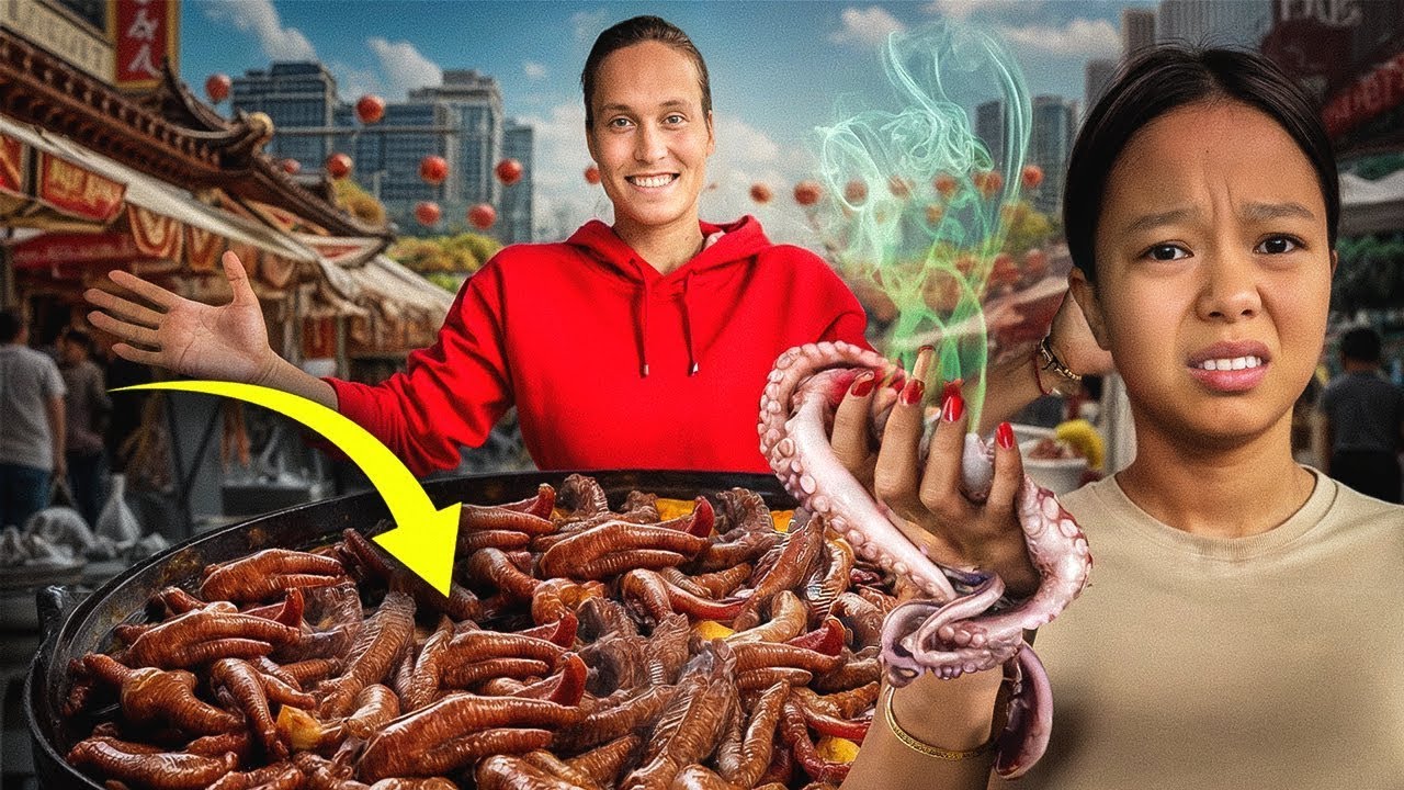 ¡PROBANDO COMIDA CALLEJERA EN EL MERCADO DE CHINA!