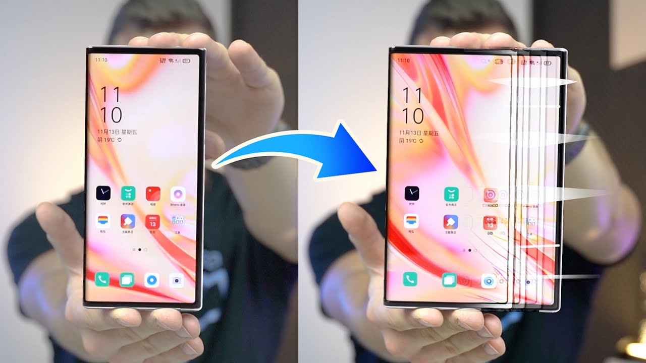 Oppo X 2021 ze zwijanym ekranem - telefon przyszłości
