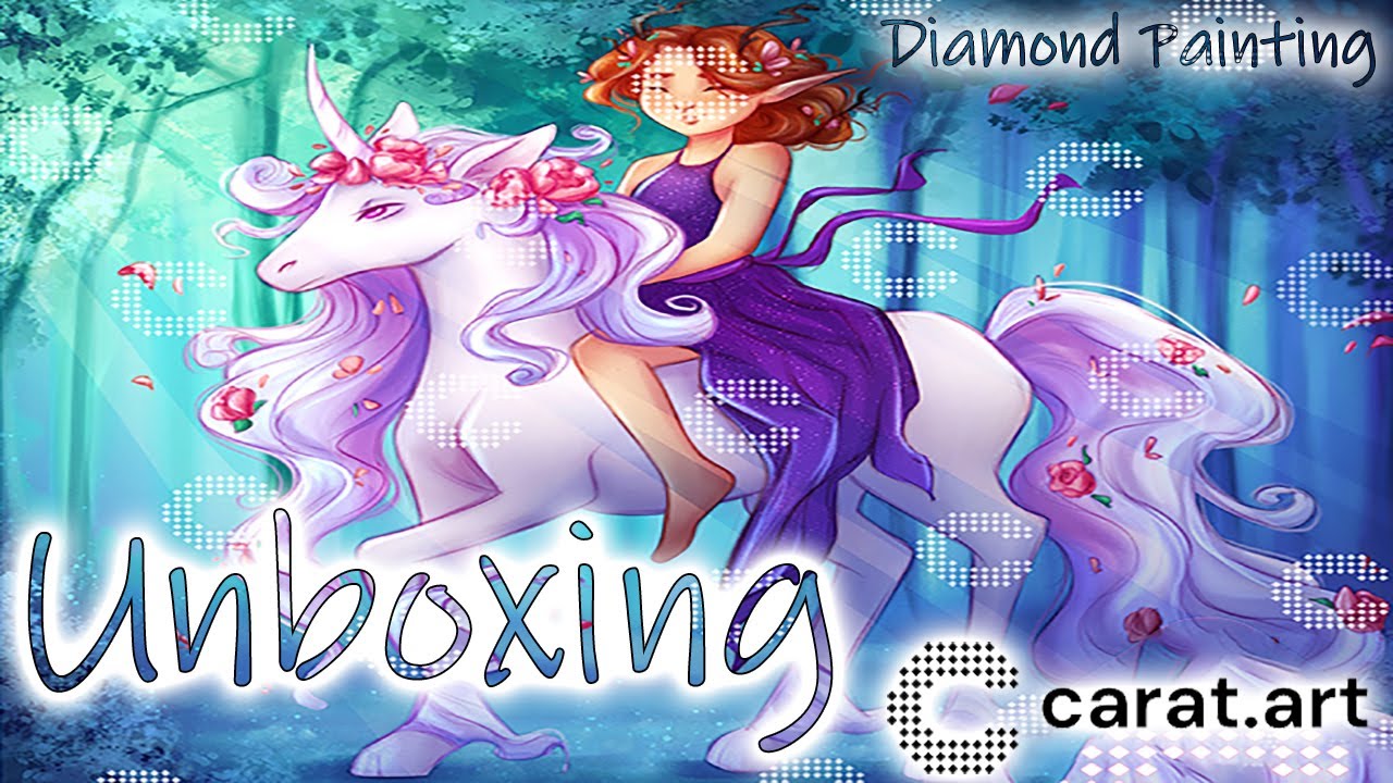 Diamond Painting Unboxing | Carat.Art - LAST UNICORNS - Neue Künstler Collection! Mit Rabattcode!