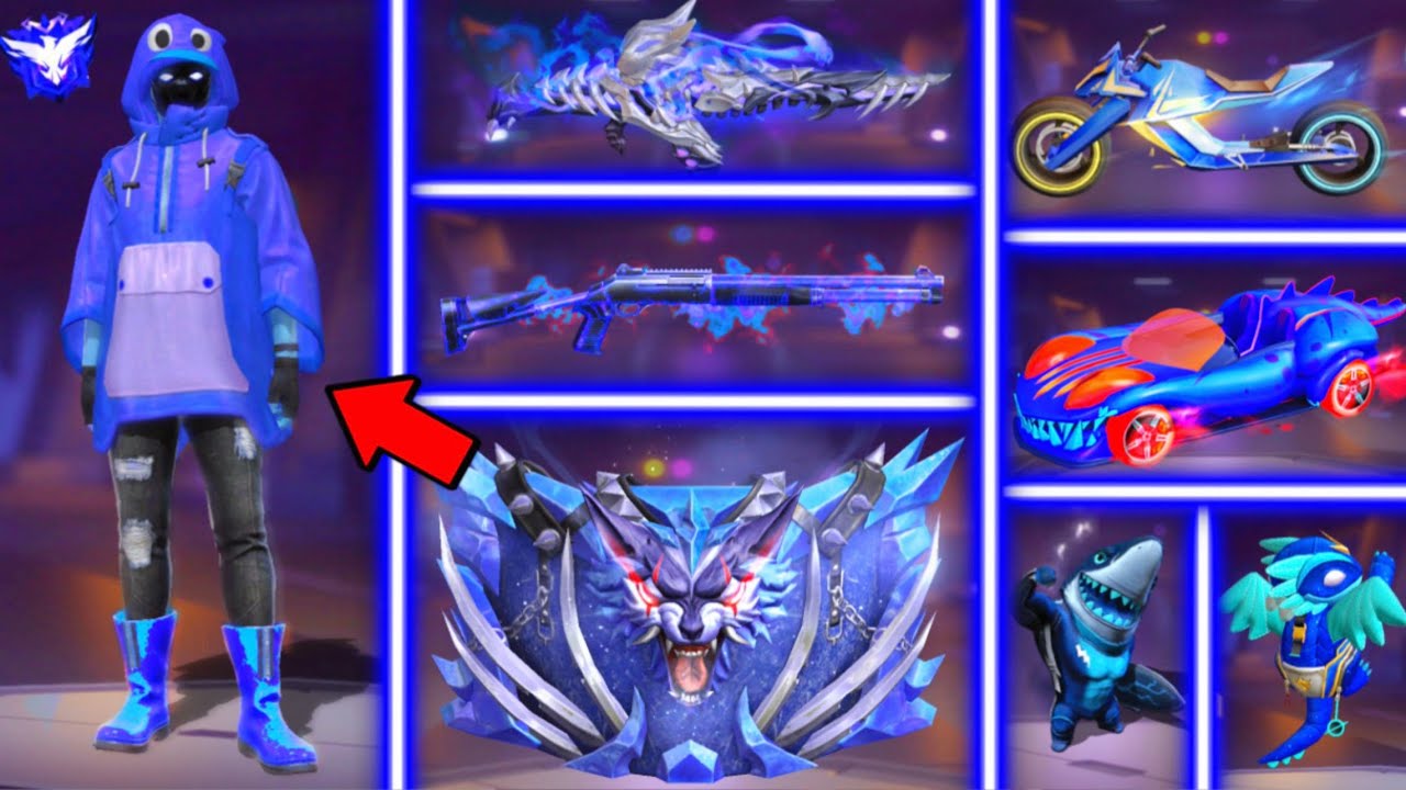 RETO: SOLO PODEMOS USAR COSAS AZULES💙*NUEVA SKIN* 😱💙 FREE FIRE