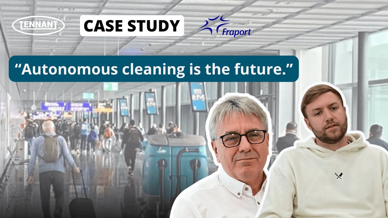 A full-service approach with Tennant's robotic solutions at Frankfurt Airport
