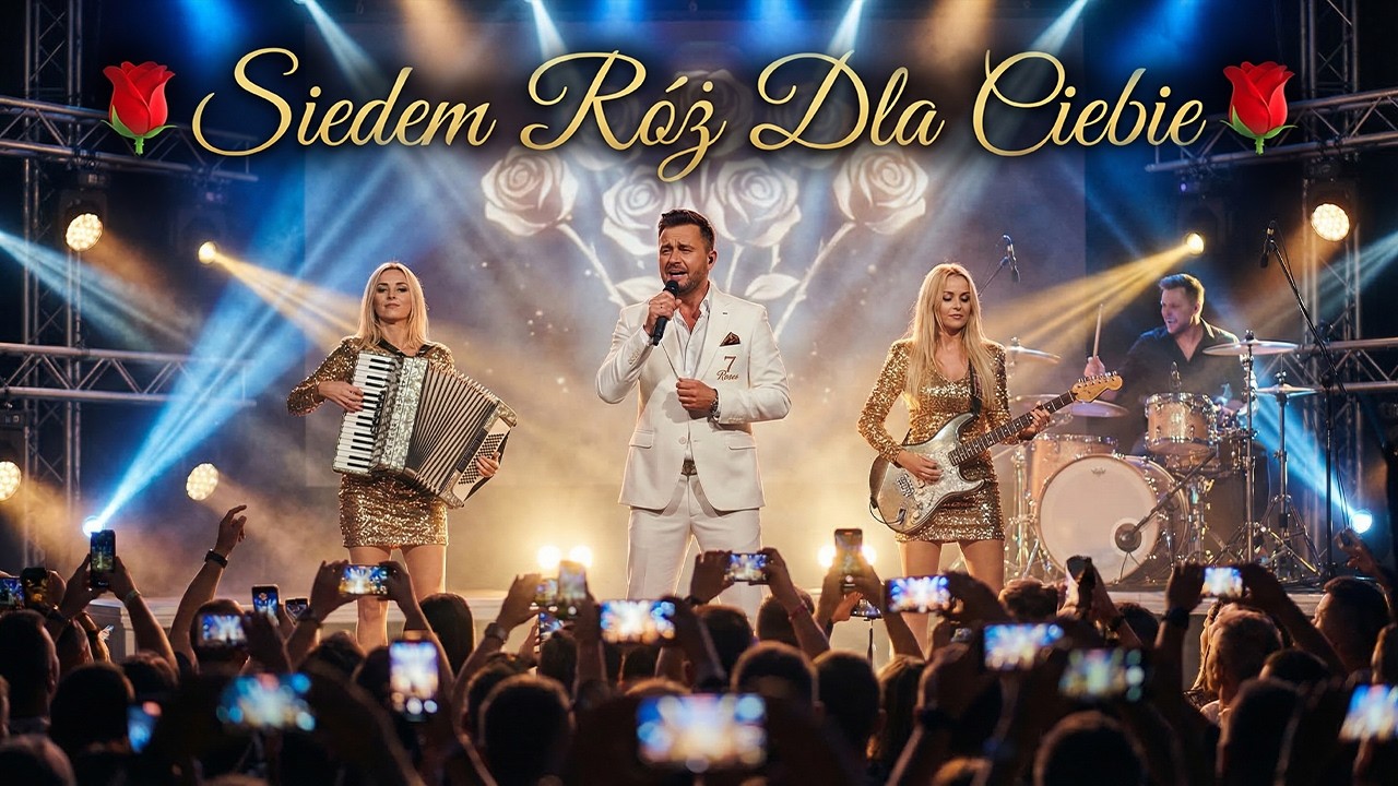 Siedem Róż Dla Ciebie 🌹 Wersja Koncertowa 2026 | Miłość, Rytm i Wspólna Noc Pełne Emocji