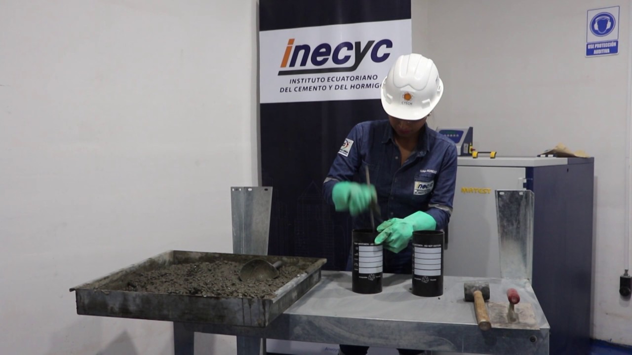 INECYC -FABRICACIÓN DE ESPECÍMENES CILÍNDRICOS (ASTM C31)
