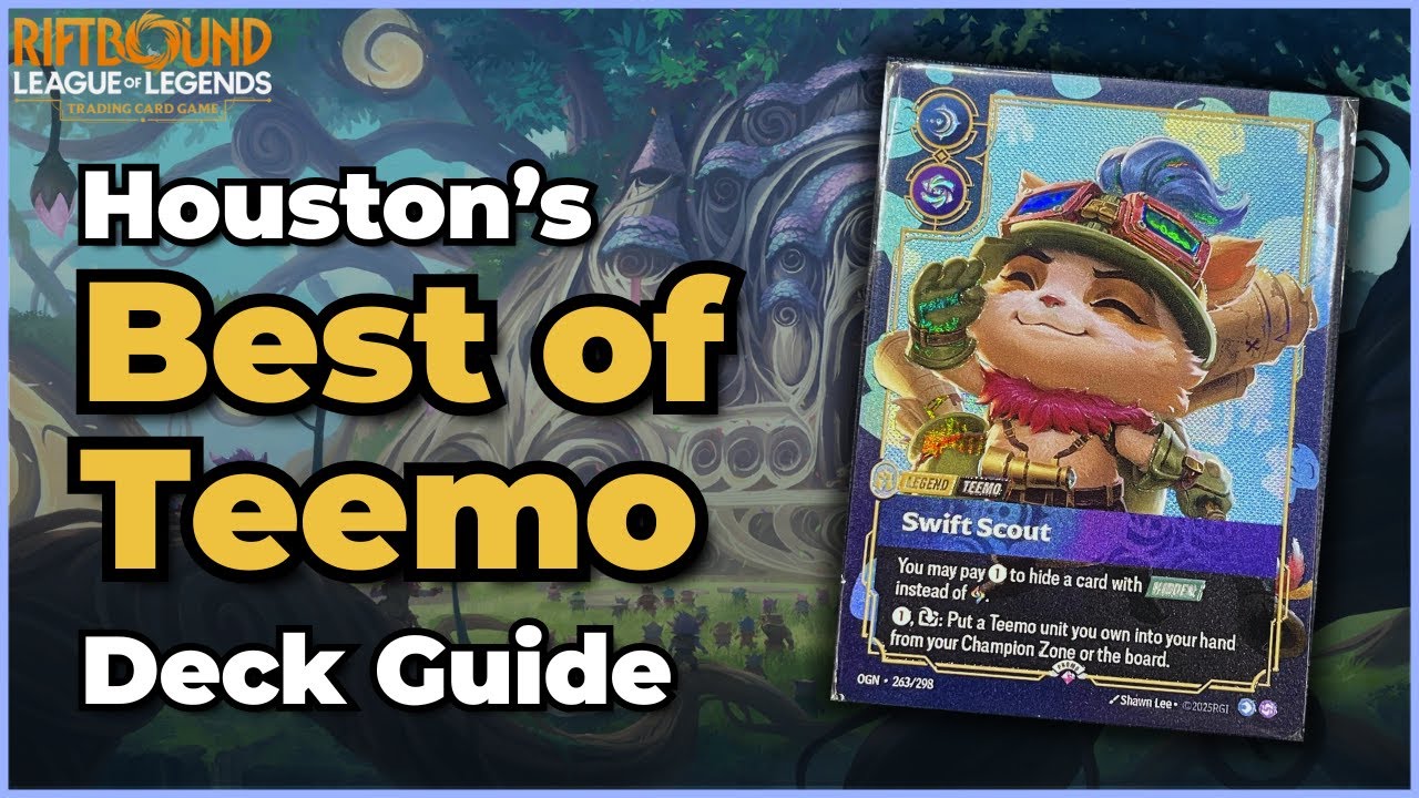 Complete Teemo Deck Guide (Riftbound) | #1 Teemo at the Houston Regional Qualifier