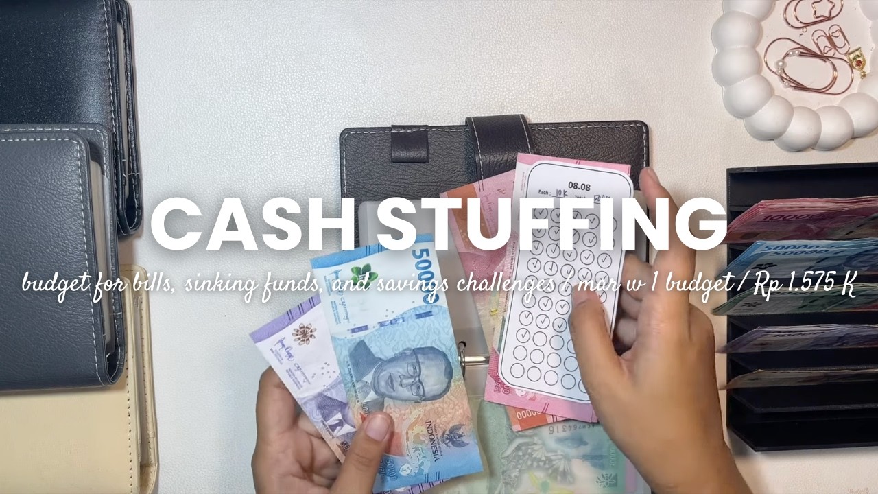 Cash Stuffing ✨ Rp 1.575 K | Maret W1 | Sinking Funds + Savings Challenge