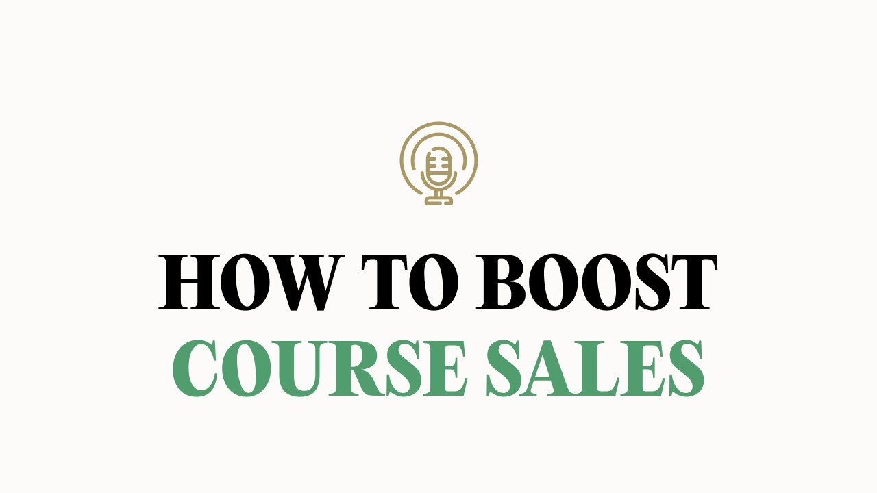 Selling a course? Try these tactics.
