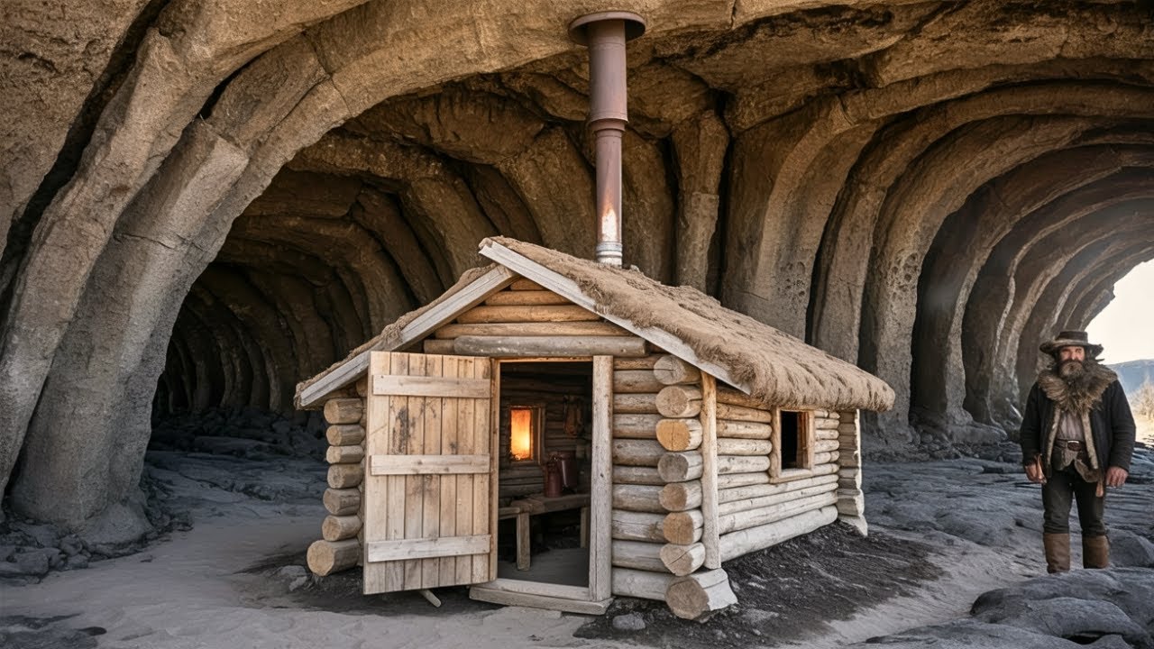 They Mocked His Cabin Built Inside a Lava Tube — Until It Stayed 64° Warmer Year-Round