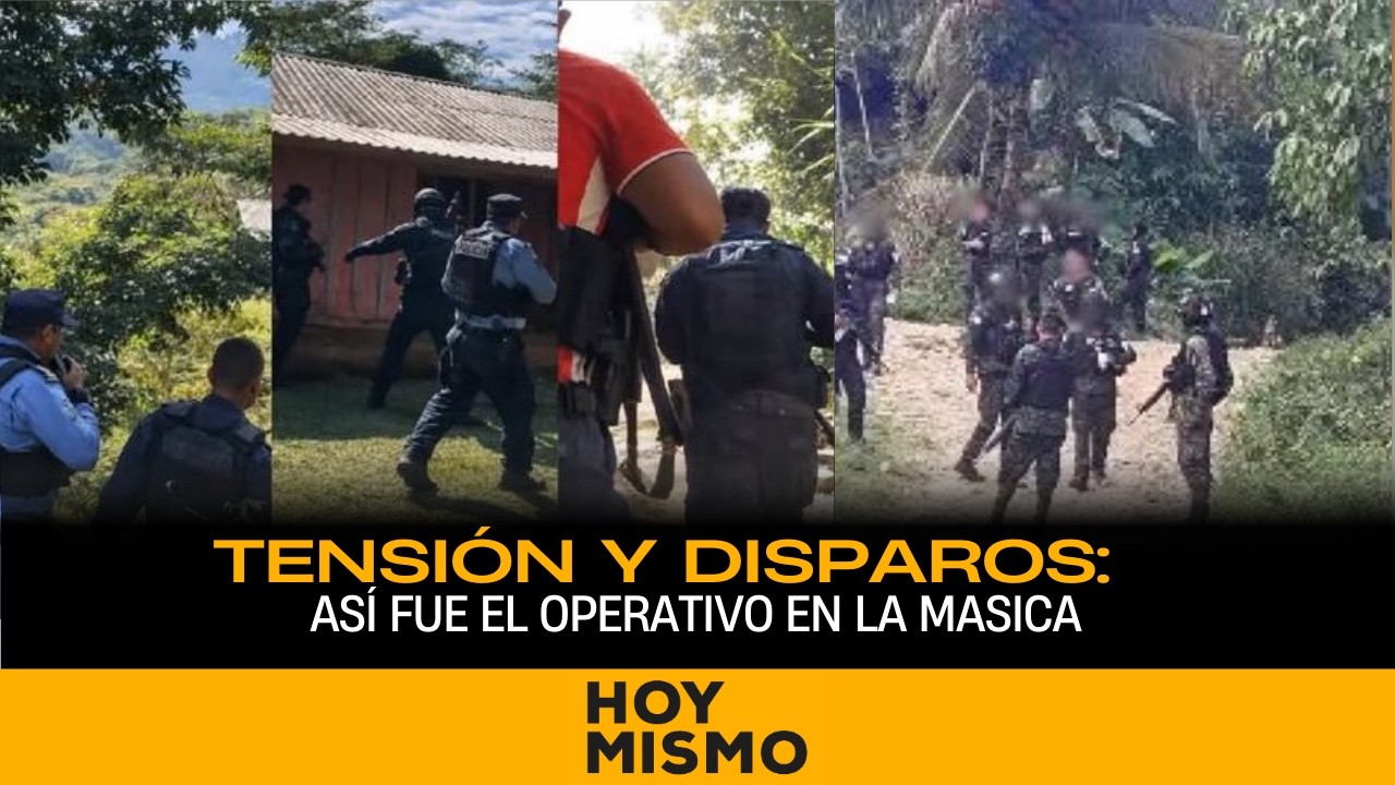 Tensión y disparos: así fue el operativo en La Masica