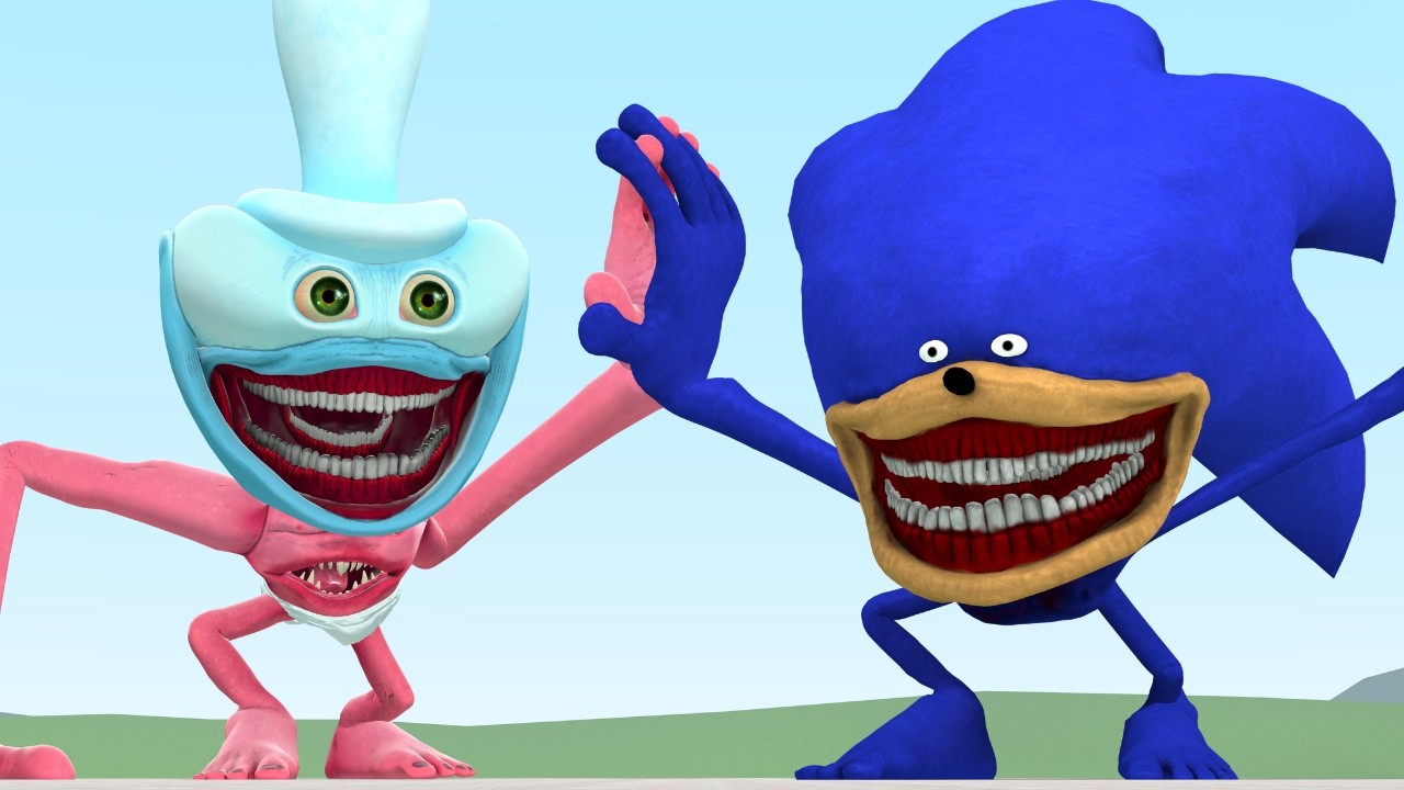 NEW SHIN BINKY DRINKY TAPES DARK PALS VS SHIN SONIC TAPES in Garry's Mod