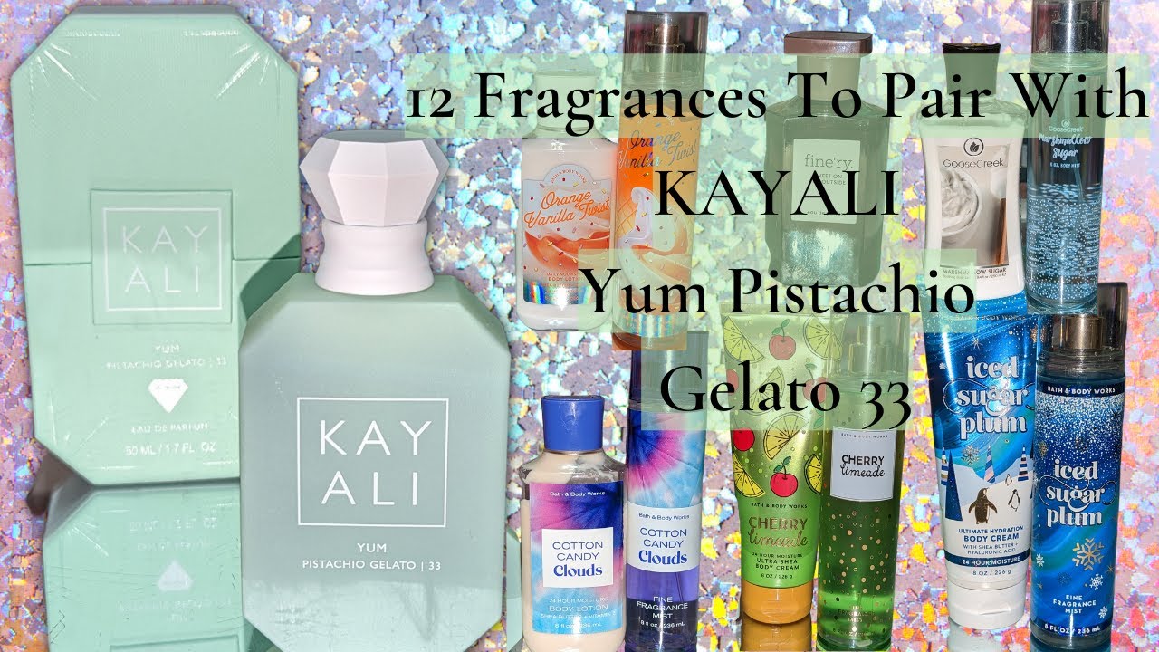 12 FRAGRANCES TO PAIR WITH KAYALI YUM PISTACHIO GELATO ▌Fragrance Layering Combinations! #kayali