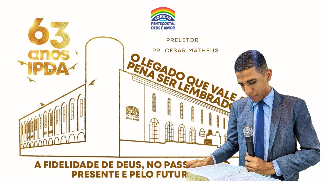 PRELETOR: PR. CESA MATEUS  IPDA MAMANGUEPE PB