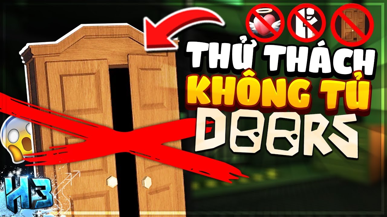 B&iacute; K&iacute;p KH&Ocirc;NG CẦN TỦ vẫn PH&Aacute; ĐẢO trong DOORS , Thử Th&aacute;ch KH&Ocirc;NG TỦ | Roblox