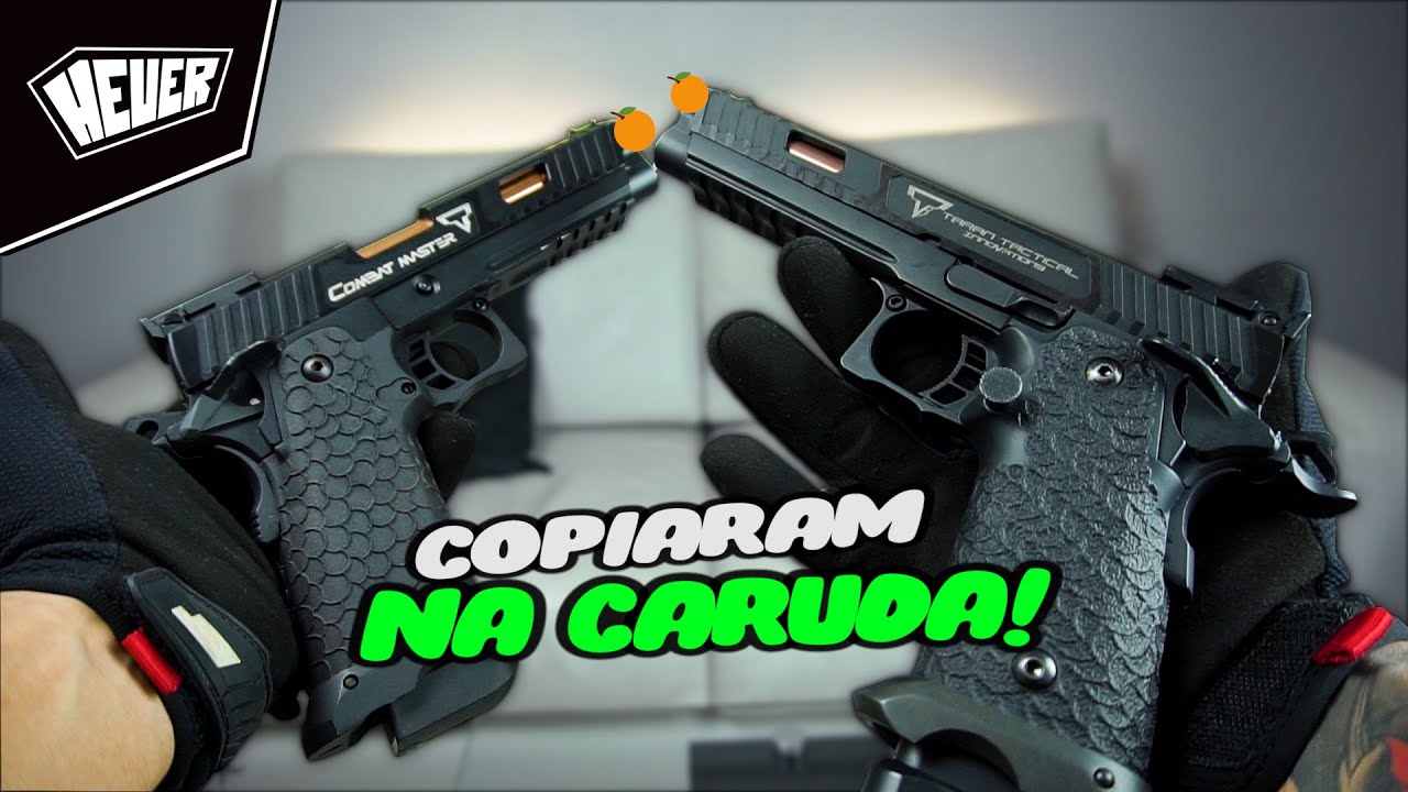ASMR AIRSOFT NOVIDADE NO REVIEW DAS DUAS PISTOLAS DE AIRSOFT COMBAT MASTER FOI COPIADA?