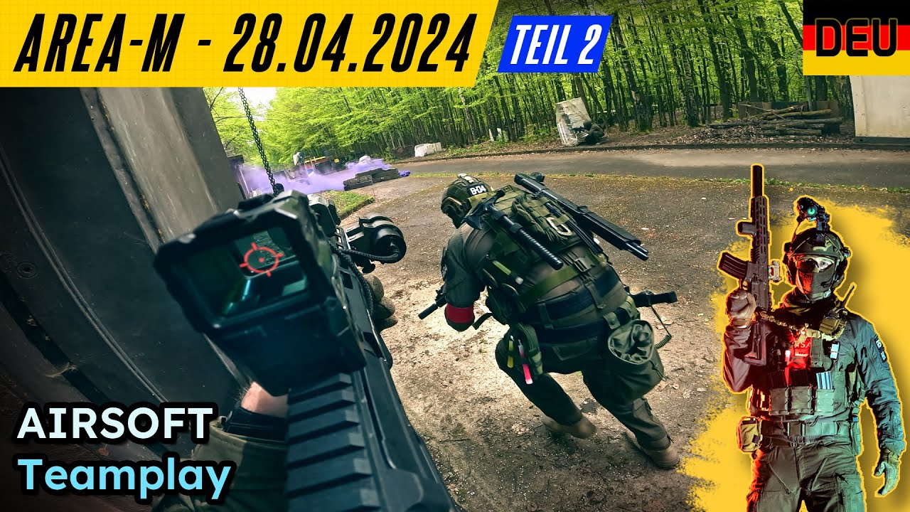 [Area M Koblenz] Airsoft Gameplay vom 28.04.2024 | TEIL II [FullHD/60p]