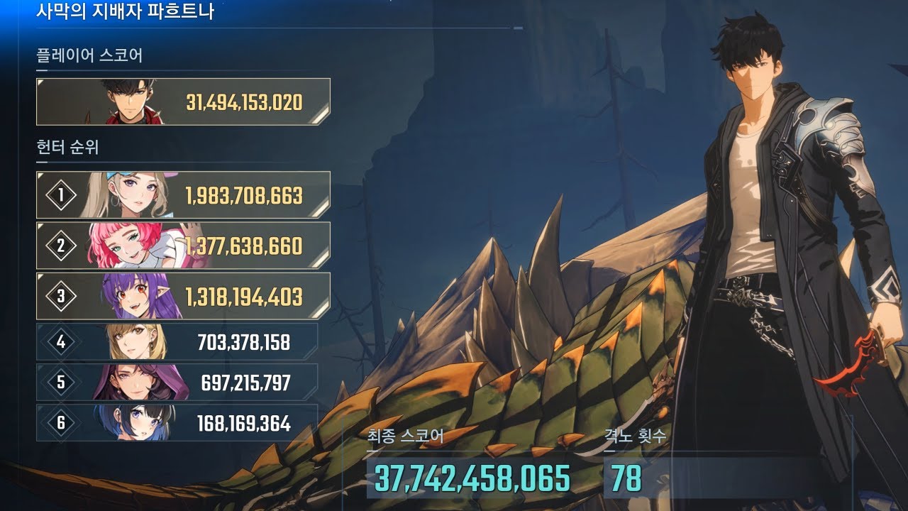 Guild Boss(Fachtna) 78RC 37.7B Fire Team / 길드보스(파흐트나) 78격 377억 화덱