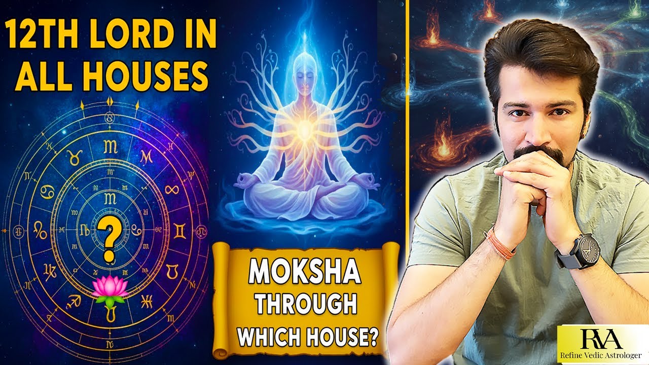 12th Lord in All Houses. MOKSHA Through Which House, Liberation that will Make Your Free Mind.