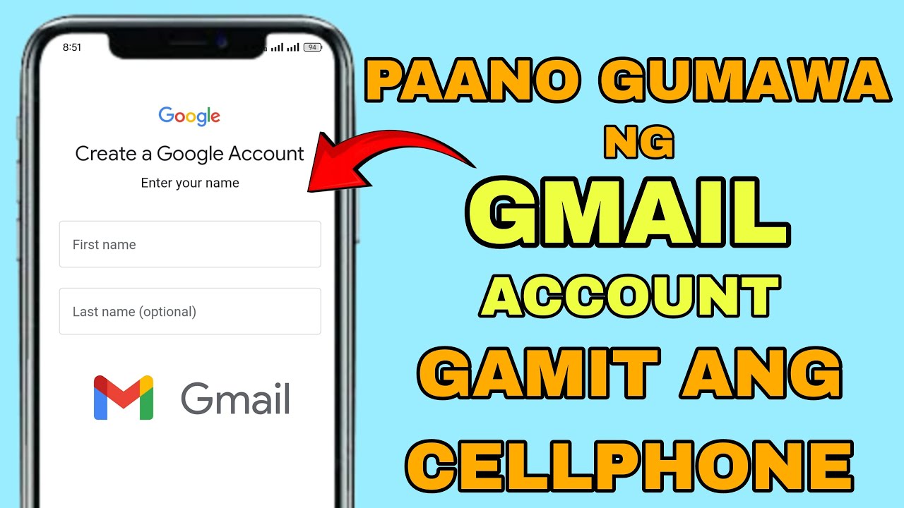 PAANO GUMAWA NG GMAIL ACCOUNT GAMIT ANG CELLPHONE