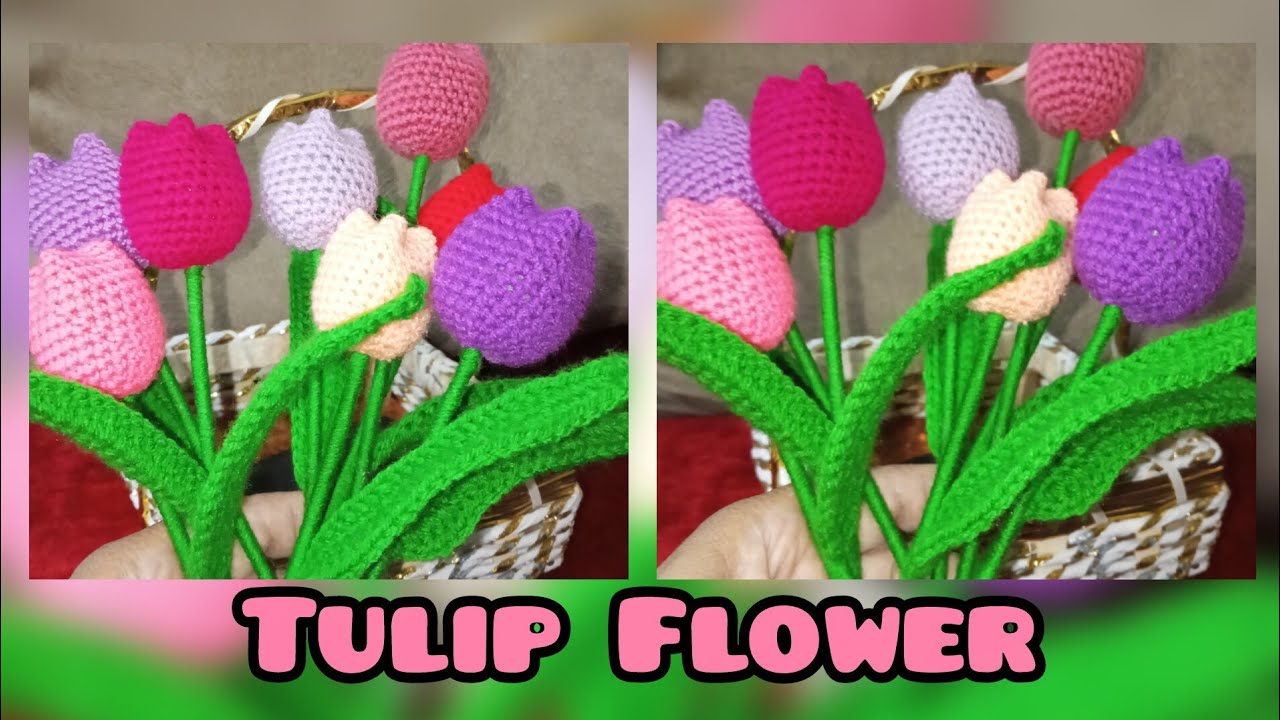 Crochet Tulip Flower 