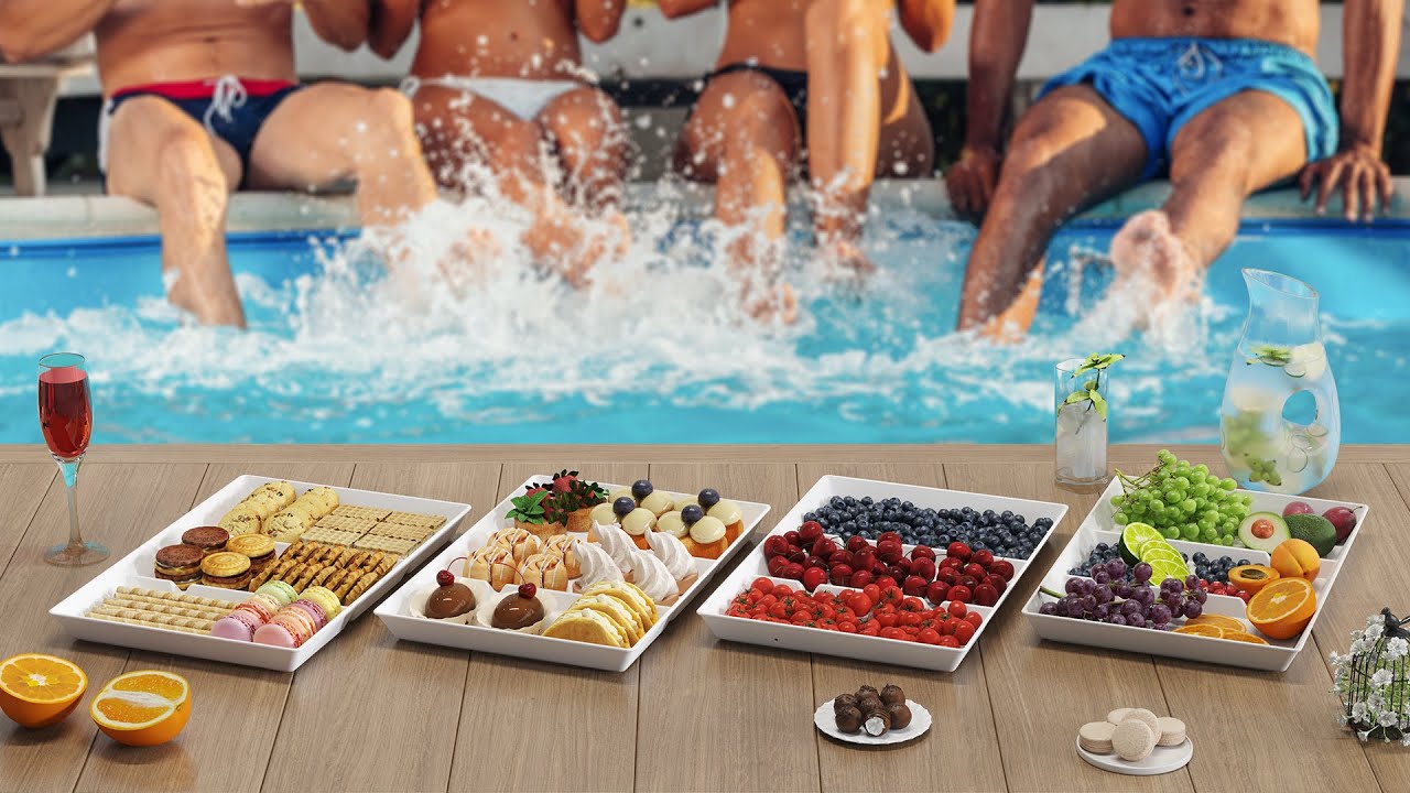 Lifewit Serving Tray Divided for Party Supplies, 15
