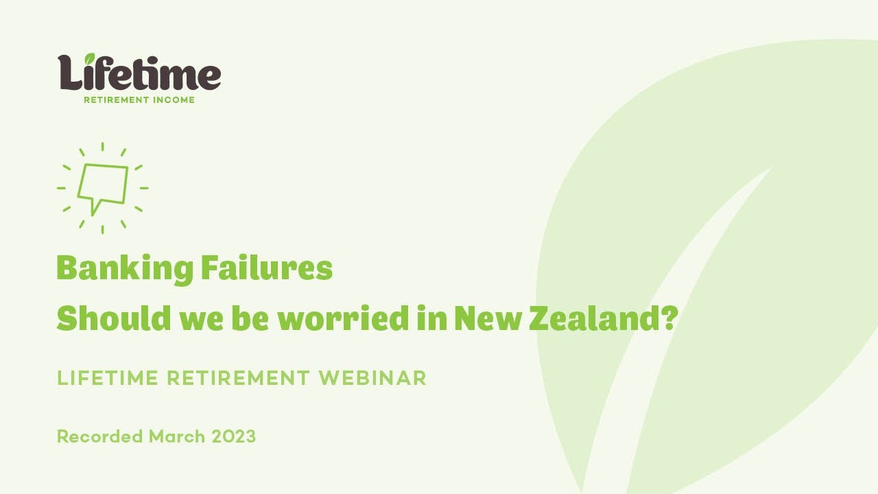 Episode 14:  Lifetime Webinar - Lifetime Webinar - Bank Failures