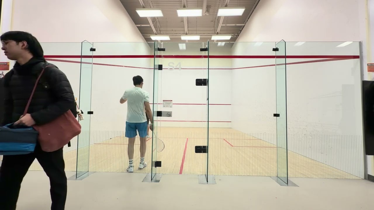 Squash - University of Calgary - Division 2 Box League - Zeyad vs Jonathan