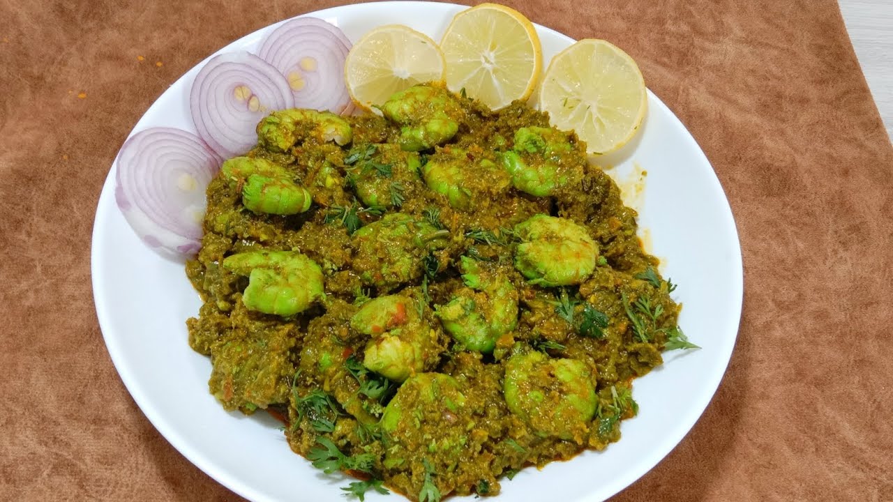 Prawns Green Masala/ Haryali Prawns/ Hare masala ka Jhinga🍤🍤🍤