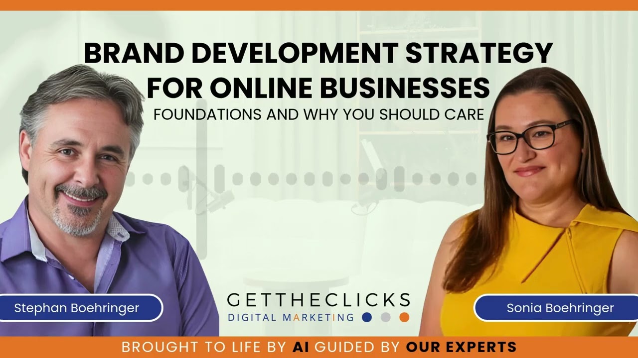 Get The Clicks Podcast: Brand Development Strategy for Online Businesses
