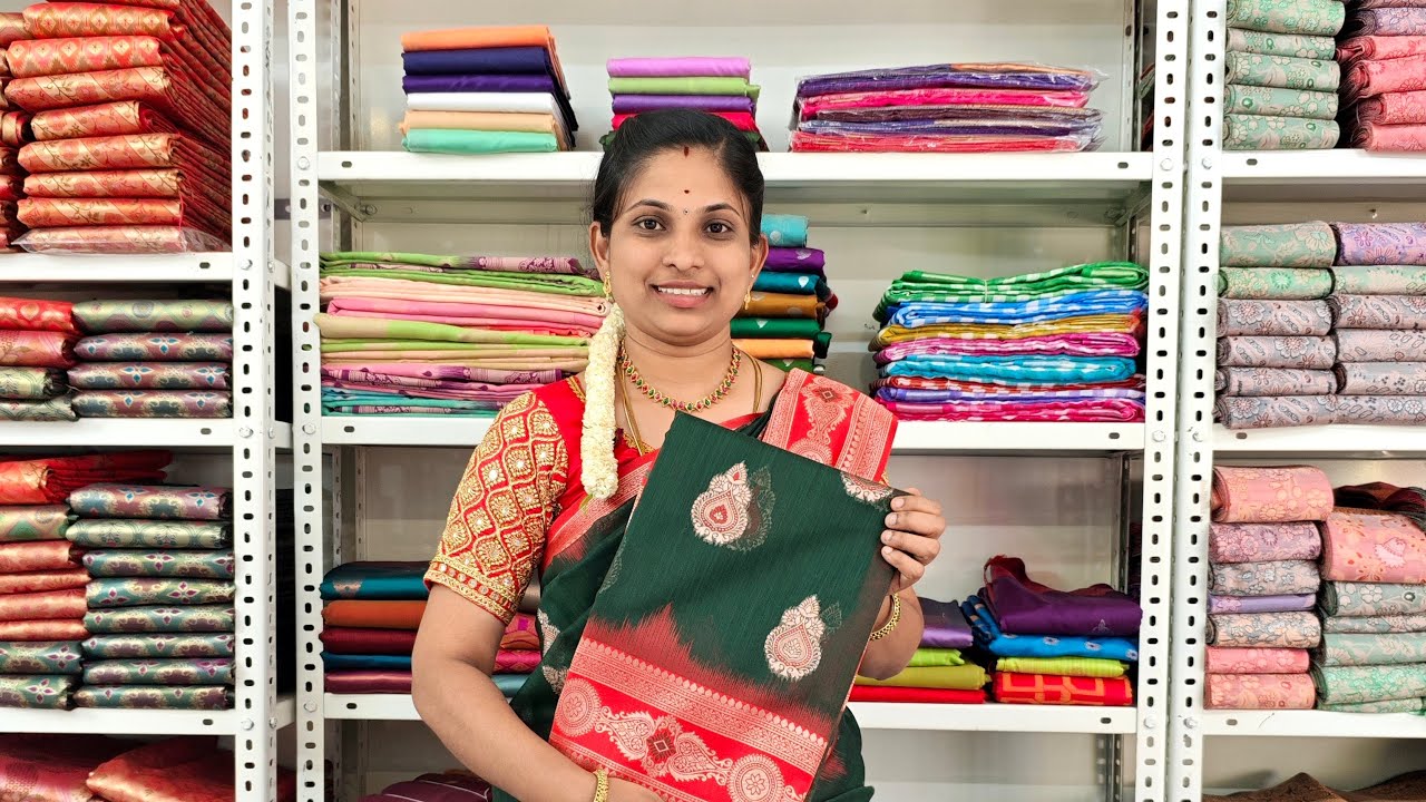 |Nithi tex | Elampillai sarees collection | lowest price | elampillai sarees | banarasi cotton